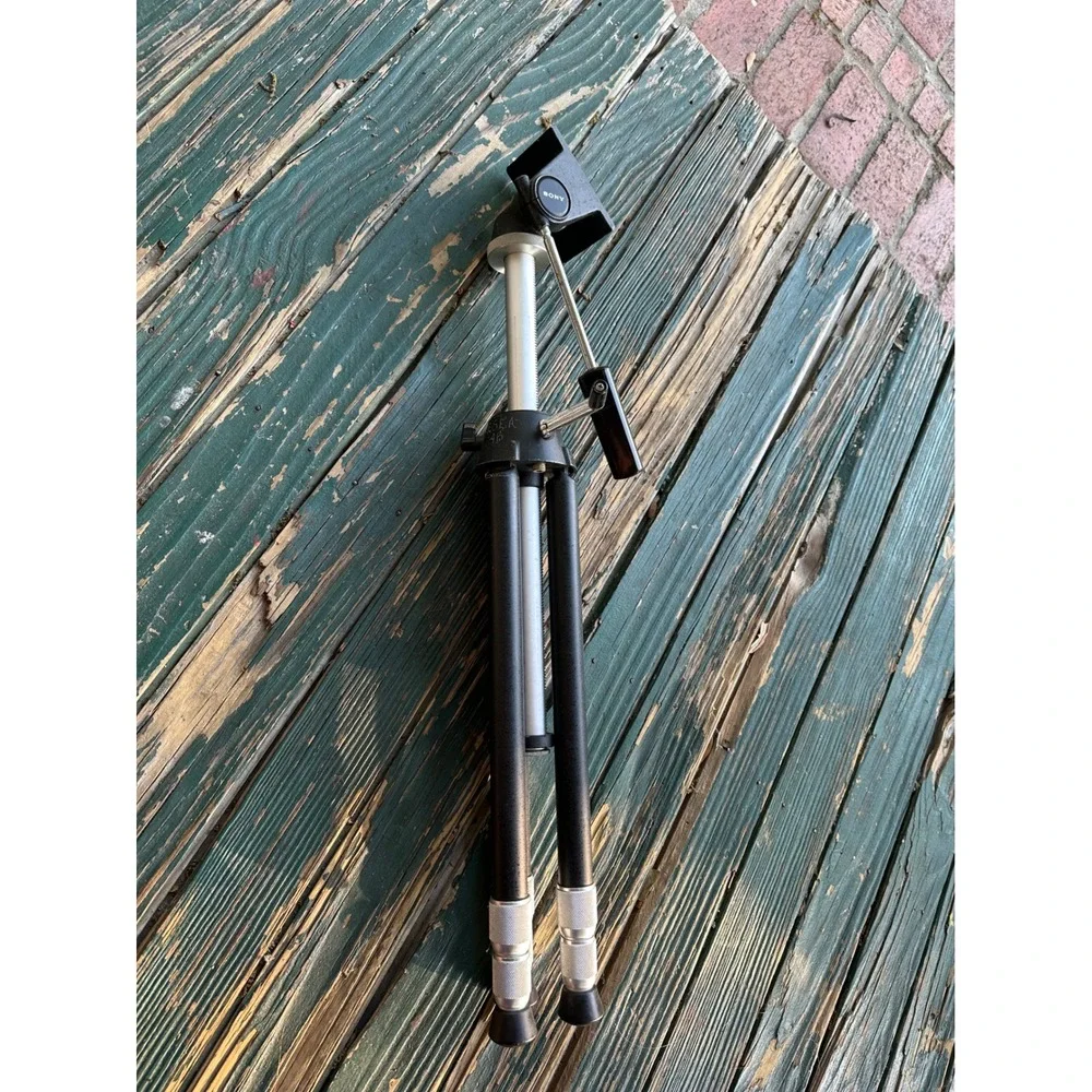 Sony VCT-20A Elevator Tripod Aluminum Camera Stand Made in Japan Geared Column